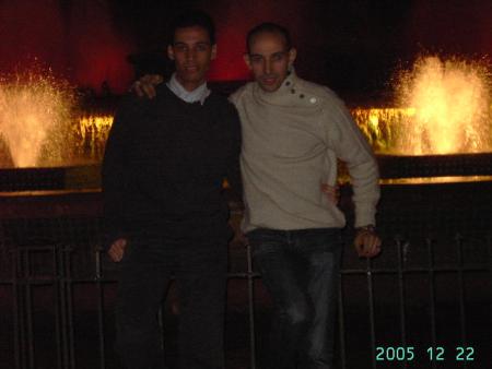 moi avec oussama ds la fontaine