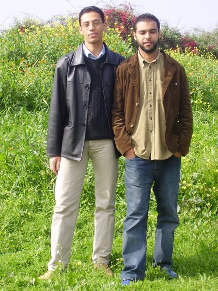 moi avec aniss ds le jardine de l'ehtp
