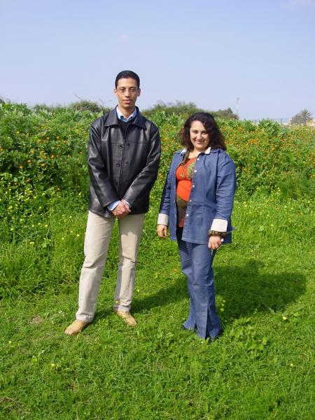 moi avec loubna c ma meilleur ami &agrave; l'ehtp