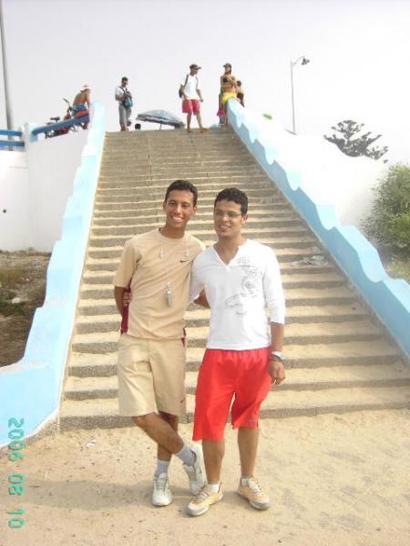 moi et  samado &agrave; sidi bouzid